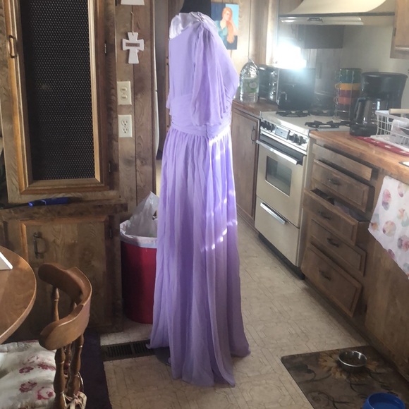 Lilac Maid of Honor Wedding Dress/Gown from AW Bridal! Free Size - Picture 14 of 17